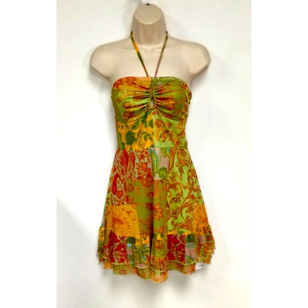 Cider halter dress XL new with tags‎ orange